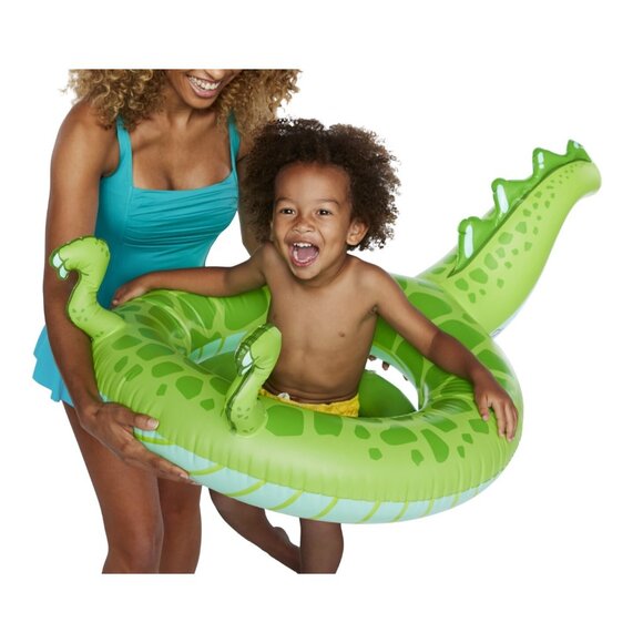 Tiny-saurus Rex Lil’ Float Toddler Baby Kiddie Pool Dinosaur Floating Raft Float - Picture 2 of 2